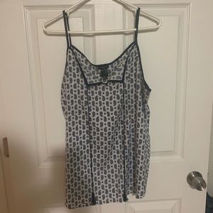 Ann Taylor blue paisley camisole